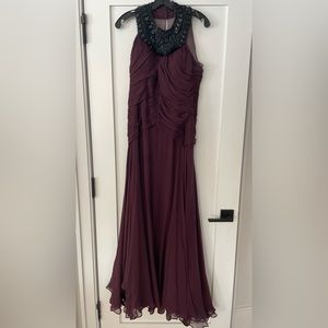 Naeem Khan evening jeweled gown sz 12